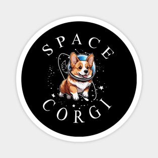 Space Corgi Magnet